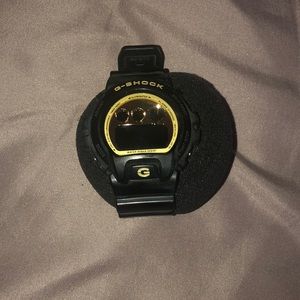 Gold & black G shock. Authentic.